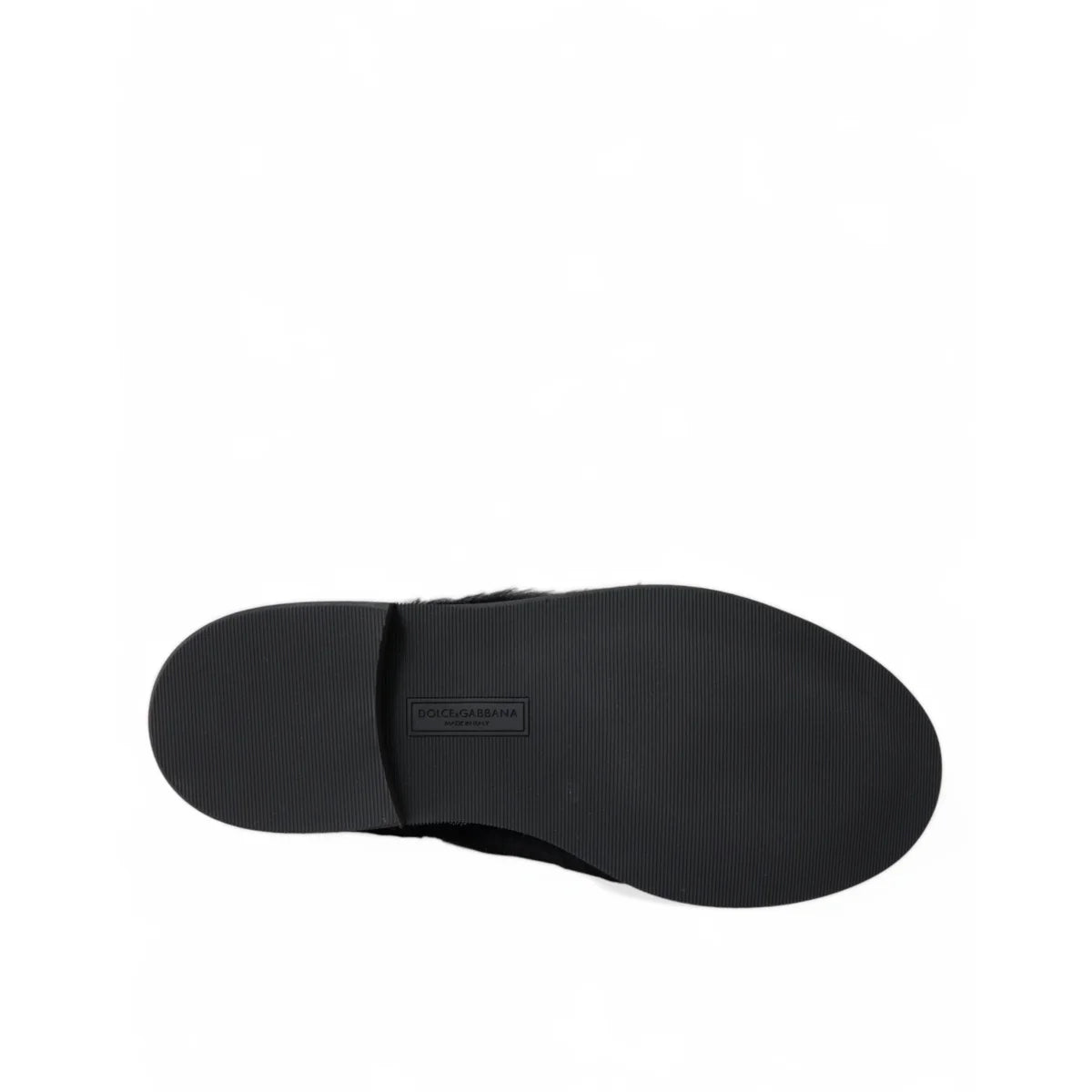 Gorgeous Dolce Gabbana Fur Derby Dress Shoes &