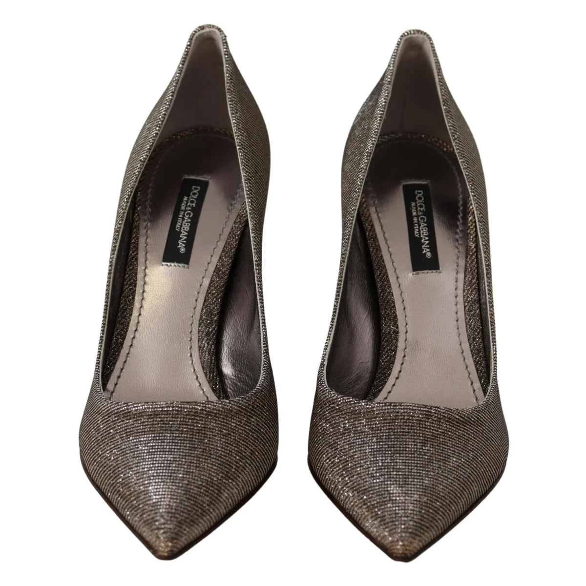 Gorgeous Dolce Gabbana Gold Silver Dress Perfection Shoes &