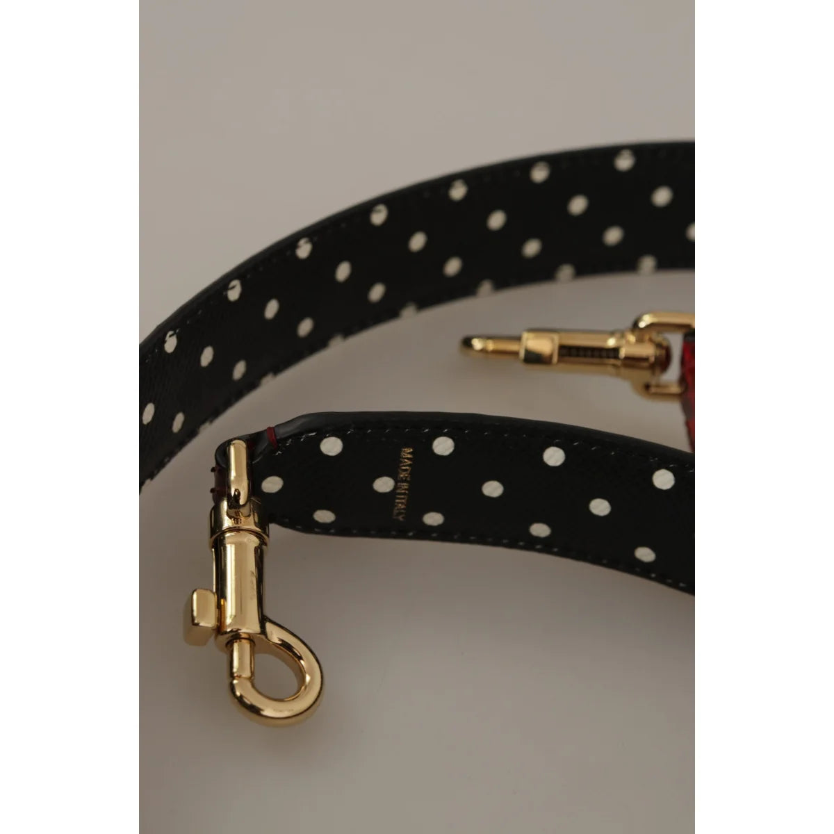 Gorgeous Dolce Gabbana Red Python Leather Bag Strap &