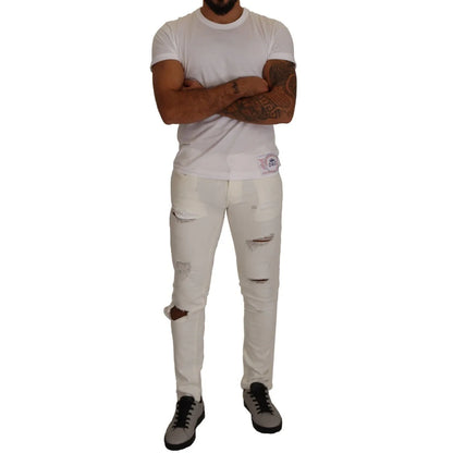 Gorgeous Dolce Gabbana Skinny Denim Jeans Italian Dress Sensation &