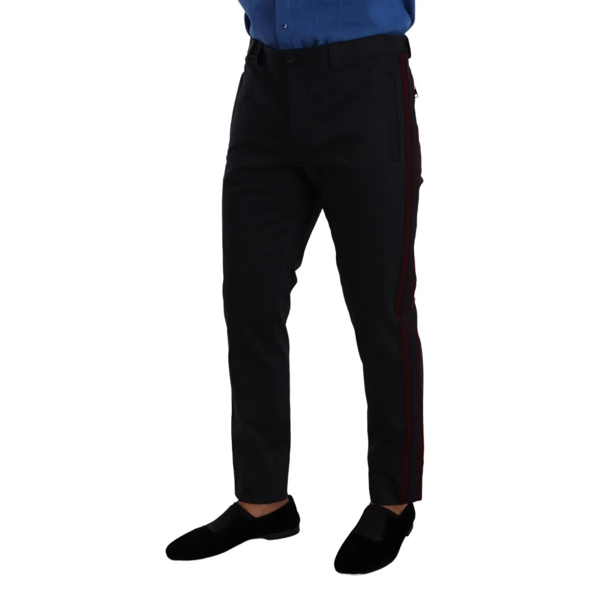 Gorgeous Dolce & Gabbana Slim Fit Chinos With Button Closure