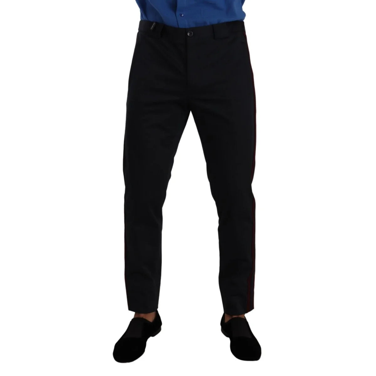 Gorgeous Dolce & Gabbana Slim Fit Chinos With Button Closure