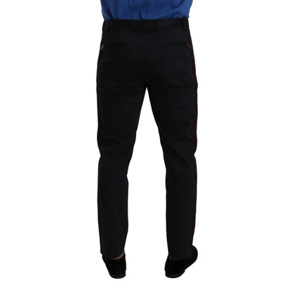 Gorgeous Dolce & Gabbana Slim Fit Chinos With Button Closure