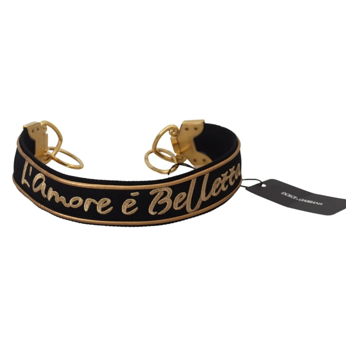 Gorgeous Dolce Gabbana Strap Elevates Shoulder Bag &