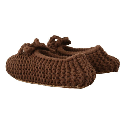 Gorgeous Dolce Gabbana Wool Knit Ballerina Flats &