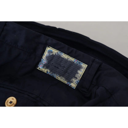Gorgeous Domenico Tagliente Dark Blue Chino Pants Authentic