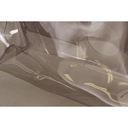 Gorgeous PINKO Clear Black Clutch Bag Authentic New With Tags