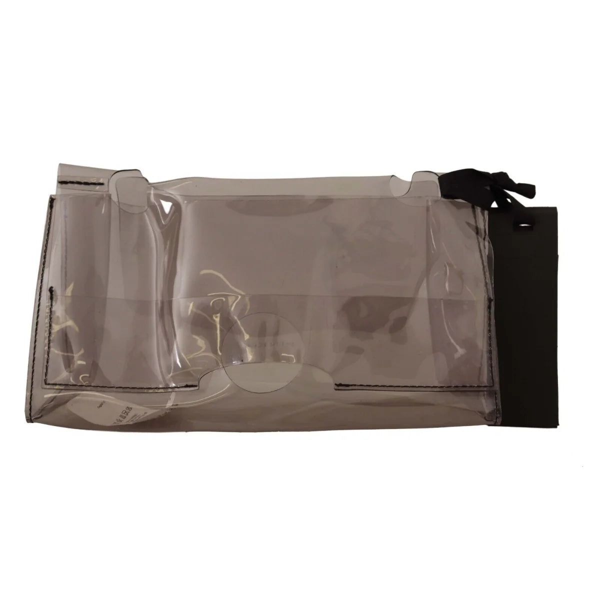 Gorgeous PINKO Clear Black Clutch Bag Authentic New With Tags