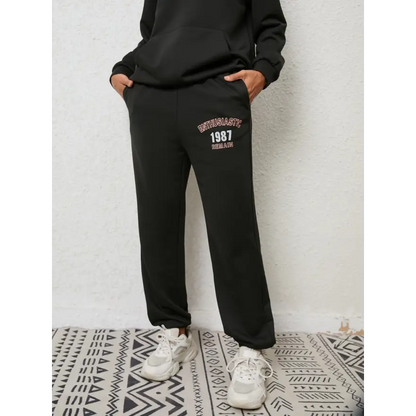 Elevate Everyday Comfort with Our Graphic Hoodie and Sweatpants Set Clothing Tops Trendsi