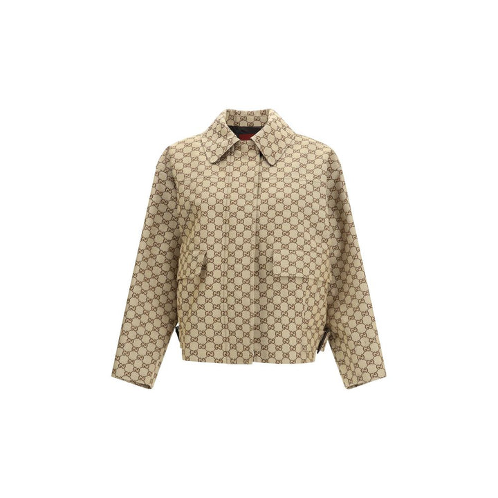 Gucci Bomber Jackets - Beige Cotton