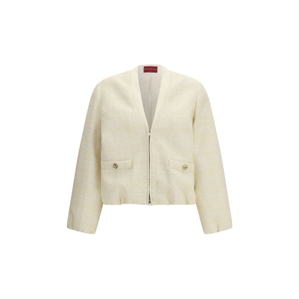Gucci Bomber Jackets - Beige Cotton