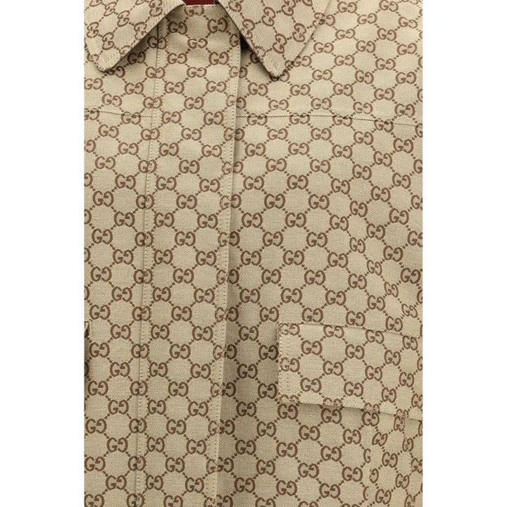 Gucci Beige Cotton Bomber