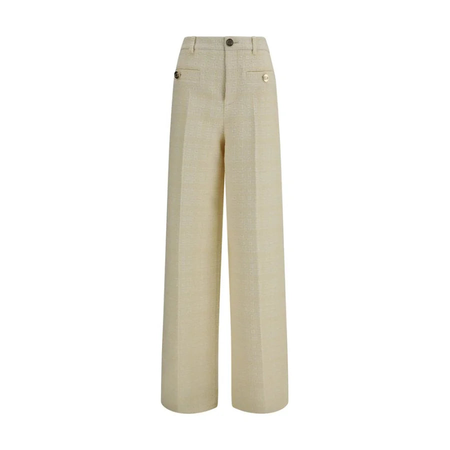 Gucci Beige Cotton Casual Pants