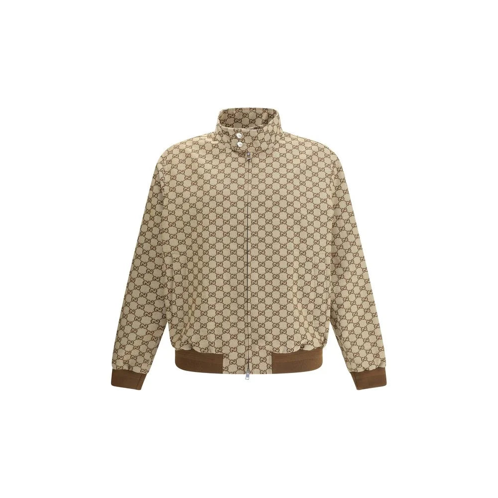 Gucci Beige Cotton Shell Jacket