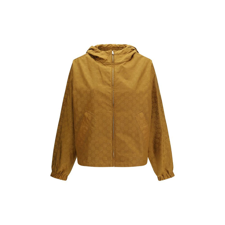 Gucci Windbreakers - Beige Nylon Shell Jacket