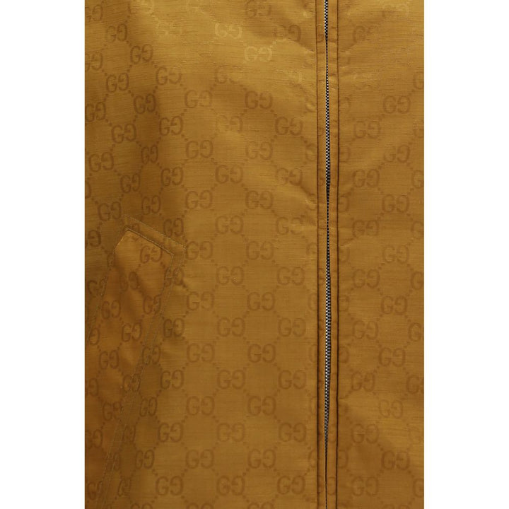 Gucci Windbreakers - Beige Nylon Shell Jacket
