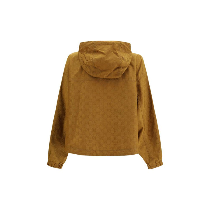 Gucci Windbreakers - Beige Nylon Shell Jacket