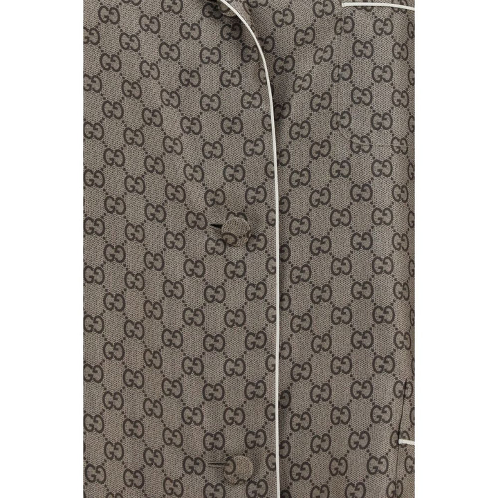Gucci Shirts - Beige Silk Dress Shirt
