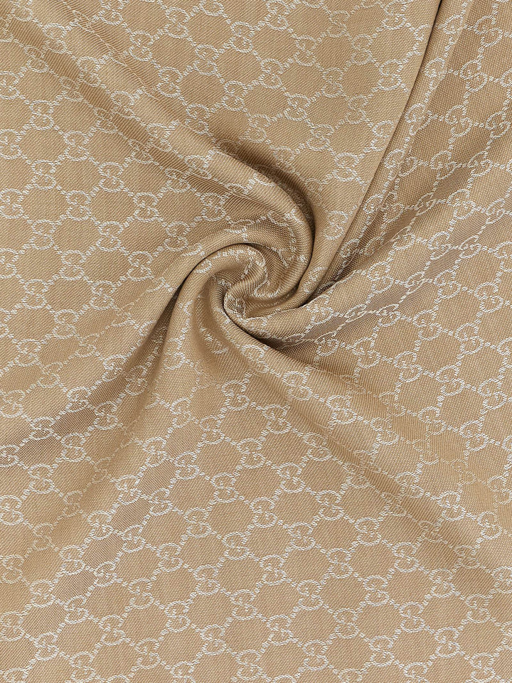 Gucci Beige Silk Scarf