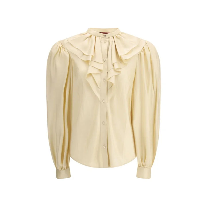 Gucci Beige Silk Shirt