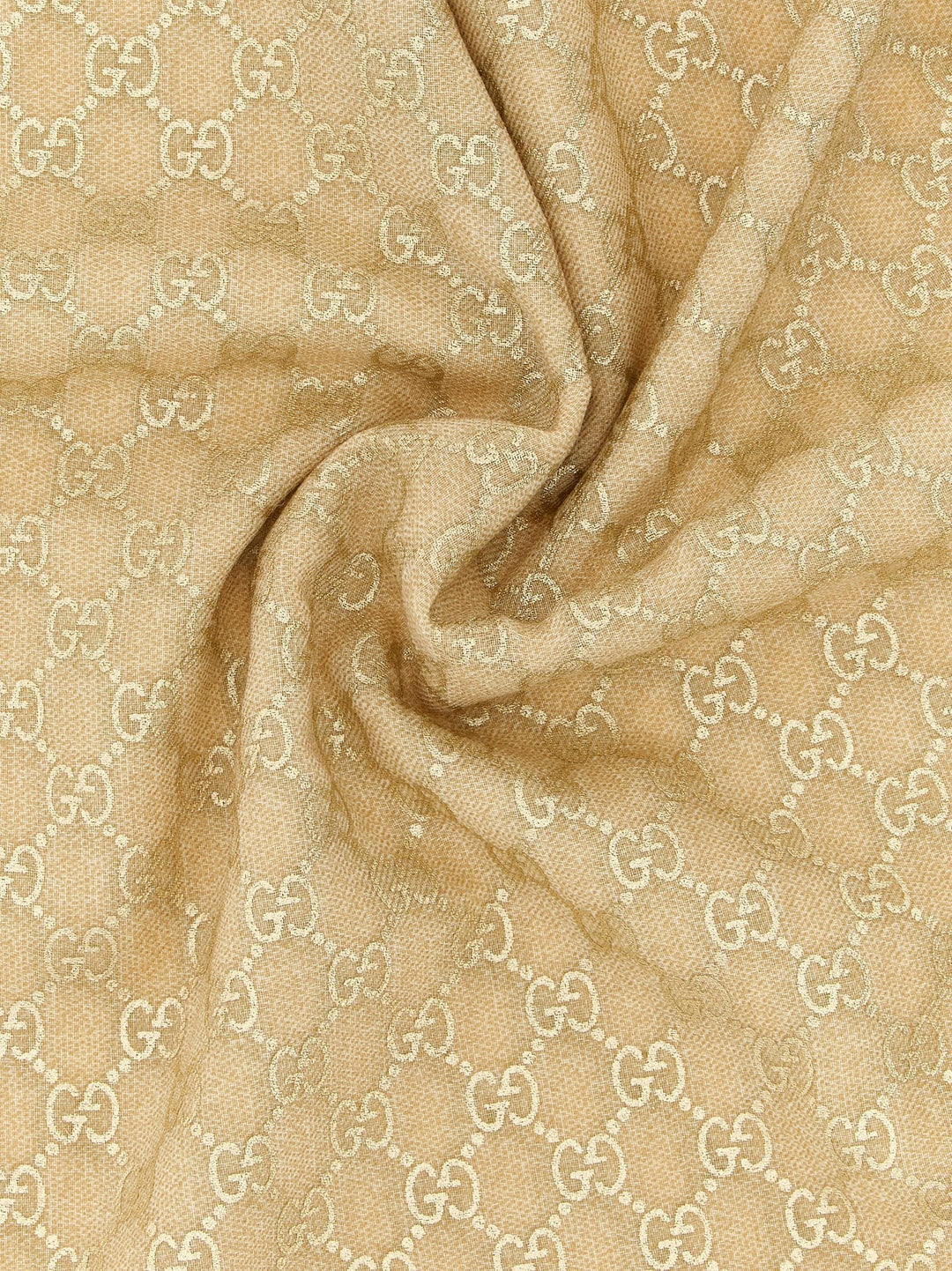 Gucci Beige Wool Scarf