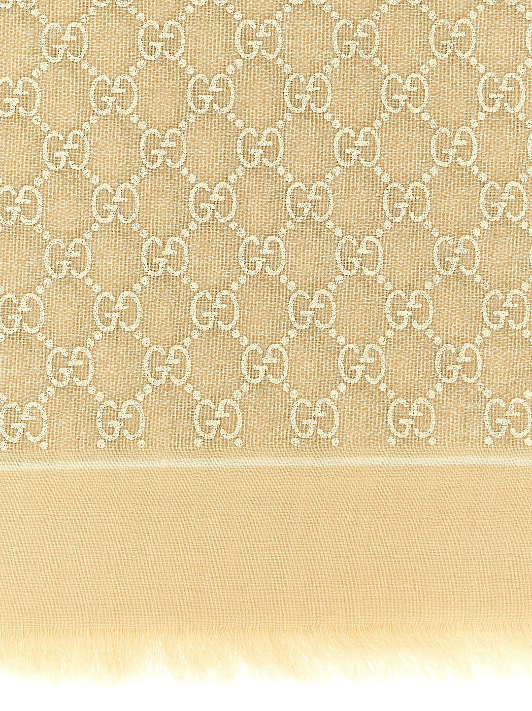 Gucci Beige Wool Scarf