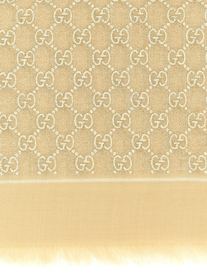 Gucci Beige Wool Scarf