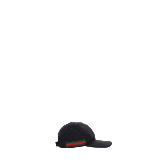 Gucci Black Cotton Cap (Baseball Hat)
