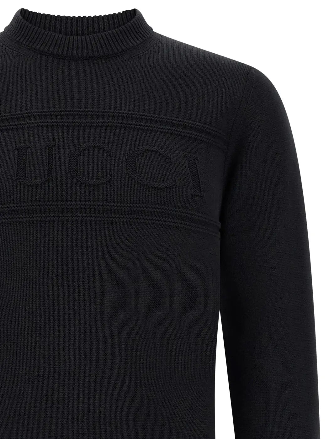 Gucci Black Cotton Cardigan