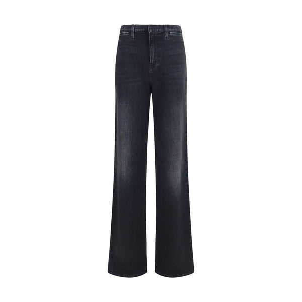 Gucci Black Cotton Straight-leg Jeans