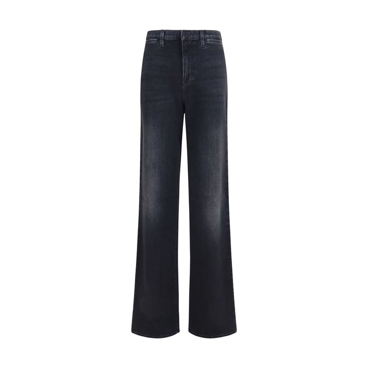Gucci Black Cotton Straight-leg Jeans