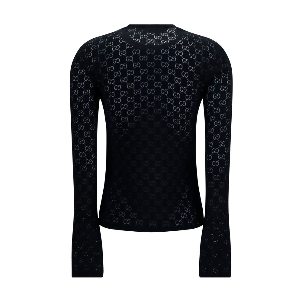 Gucci - Black Cotton T-Shirt