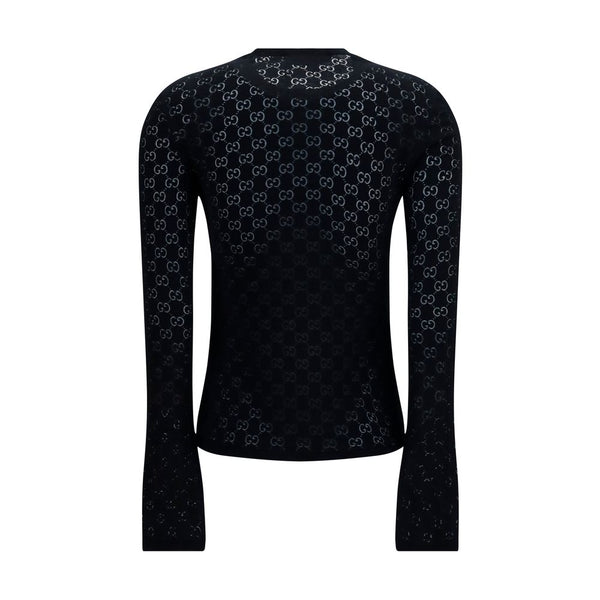 Gucci - Black Cotton T-Shirt