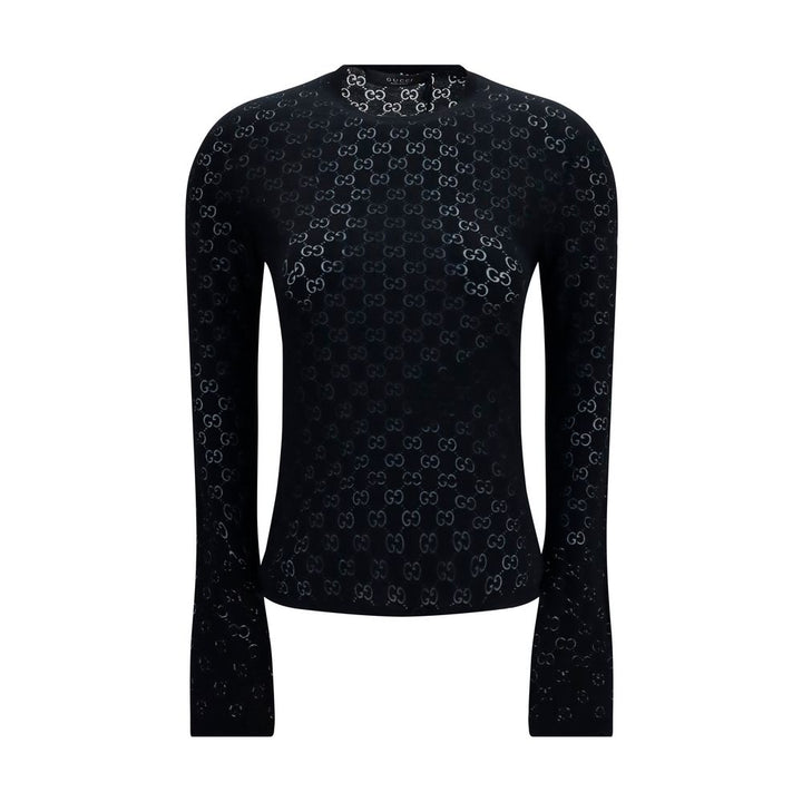 Gucci - Black Cotton T-Shirt