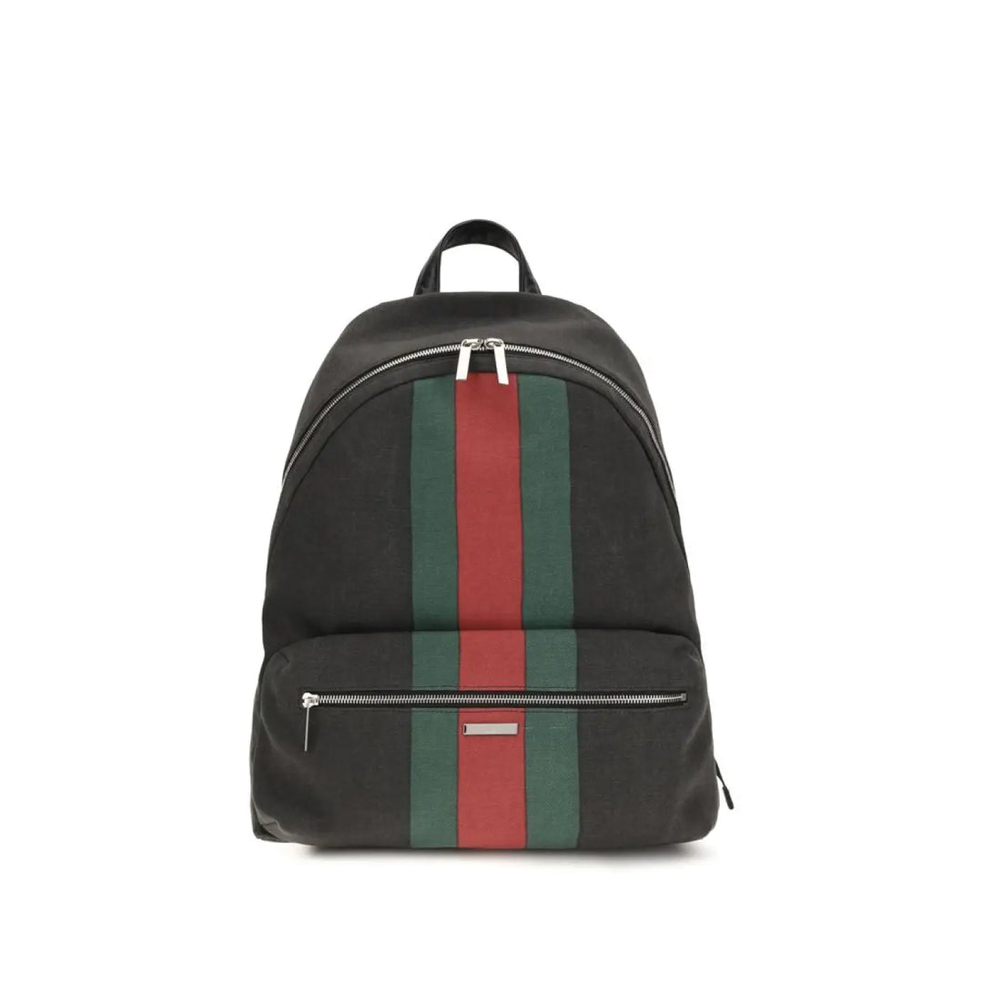 Gucci Black Fabric Backpack