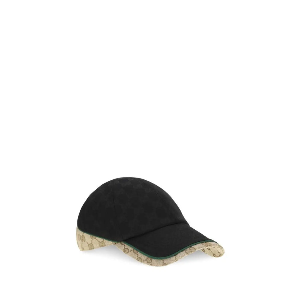 Gucci Black Polyamide Cap (baseball Hat)