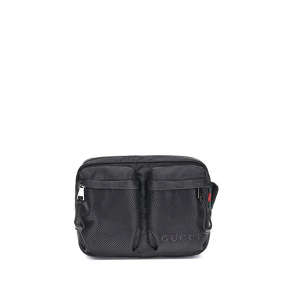 Gucci Black Polyester Shoulder Bag