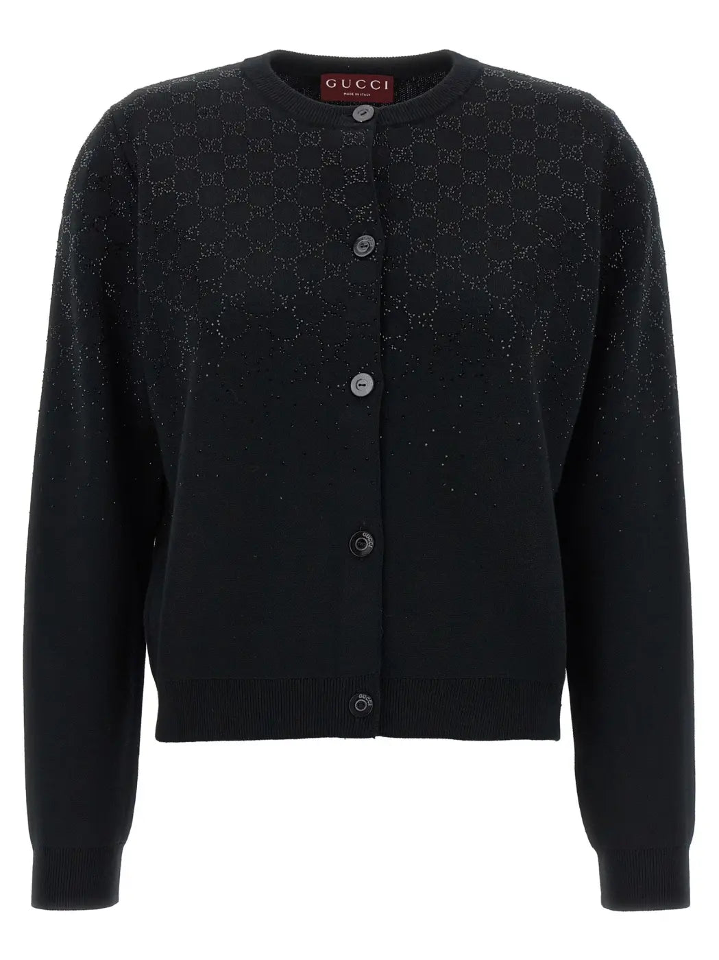 Gucci Black Wool Cardigan