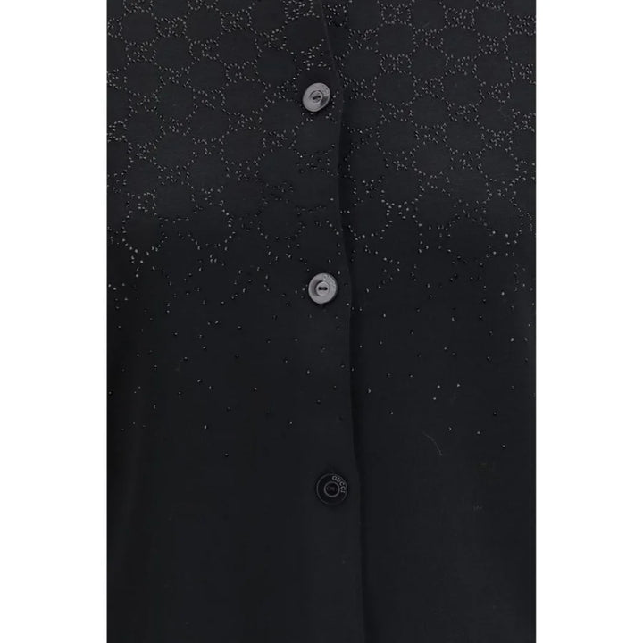 Gucci Black Wool Cardigan