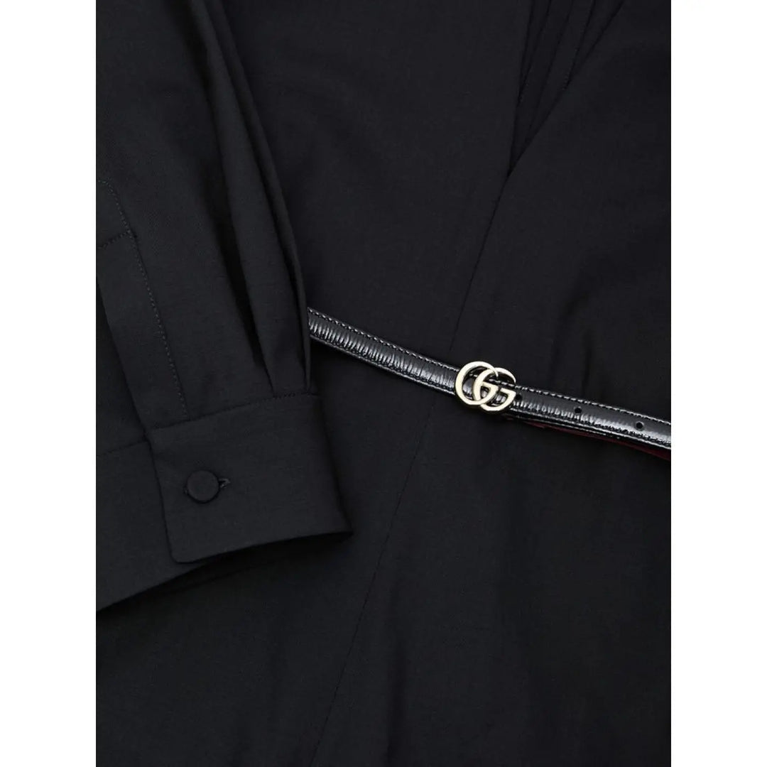 Gucci Black Wool Jumpsuit