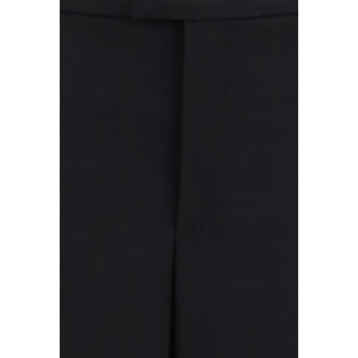 Gucci Black Wool Oves Aries Casual Pants