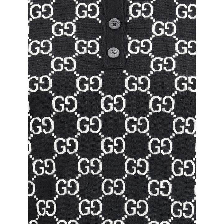 Gucci Polos - Black Wool Oves Aries Dress Shirt
