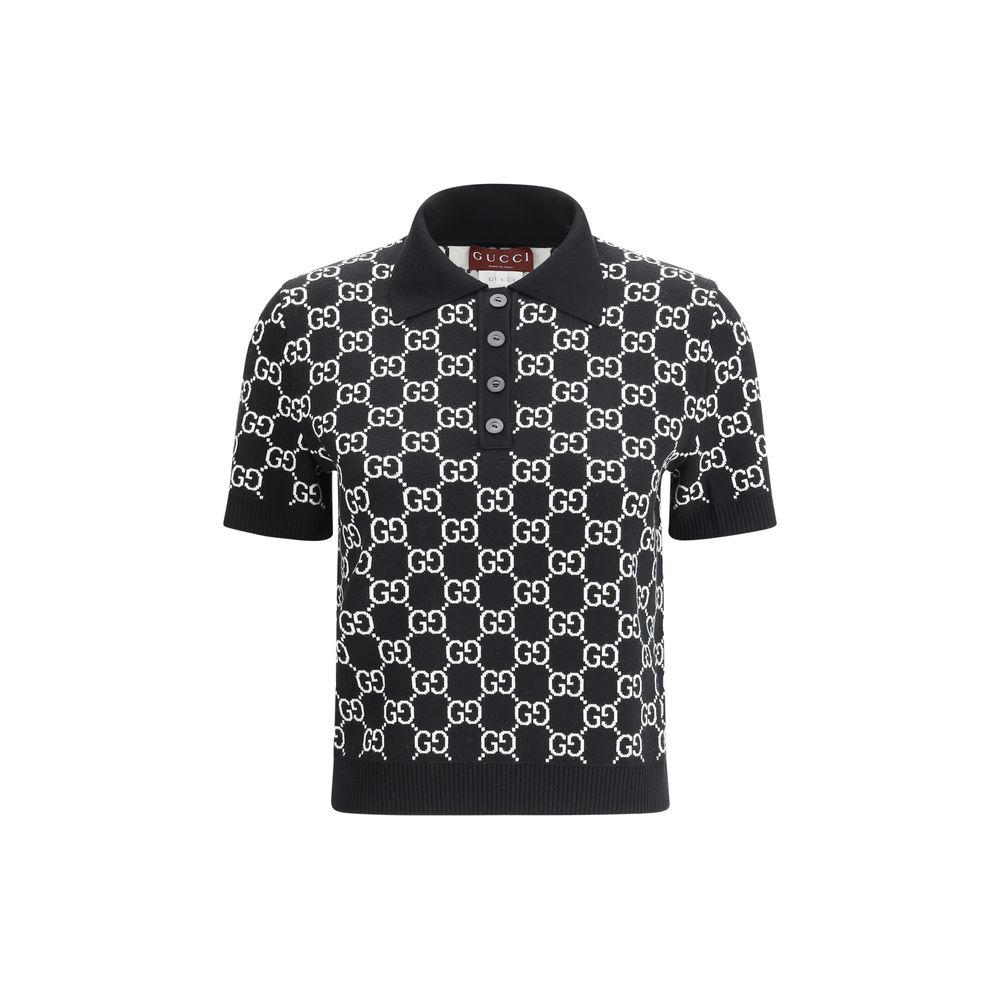 Gucci Polos - Black Wool Oves Aries Dress Shirt