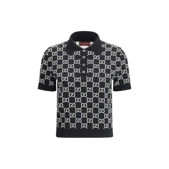 Gucci Polos - Black Wool Oves Aries Dress Shirt