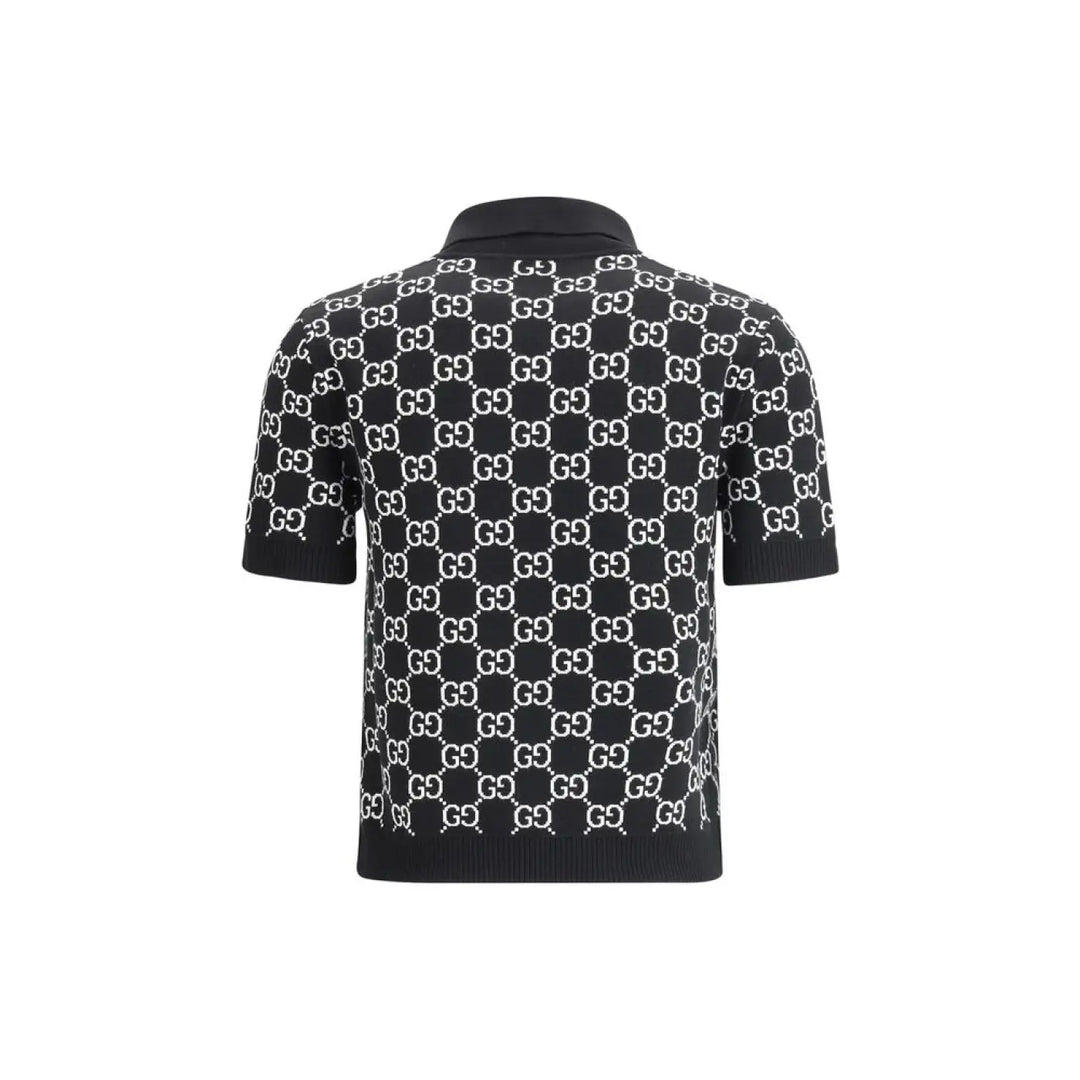 Gucci Black Wool Oves Aries Dress Shirt