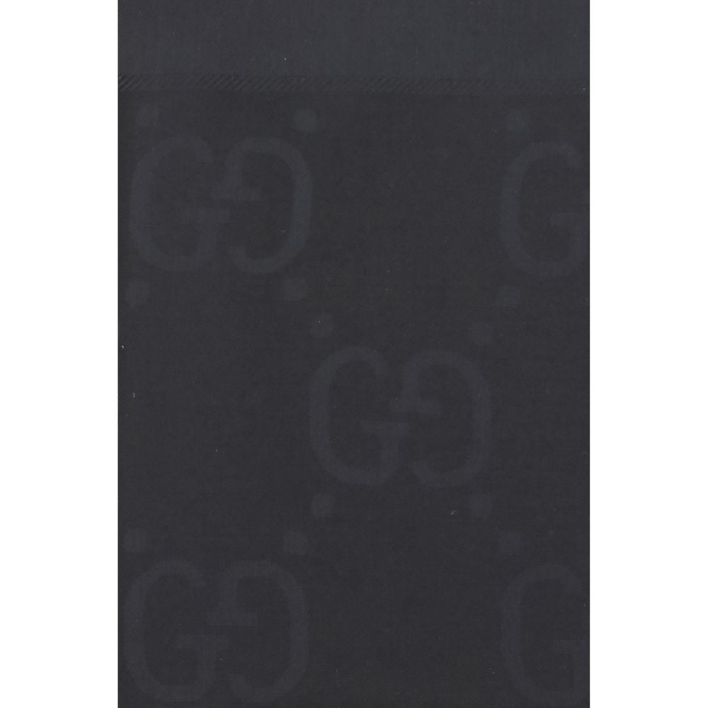 Gucci Black Wool Oves Aries Scarf