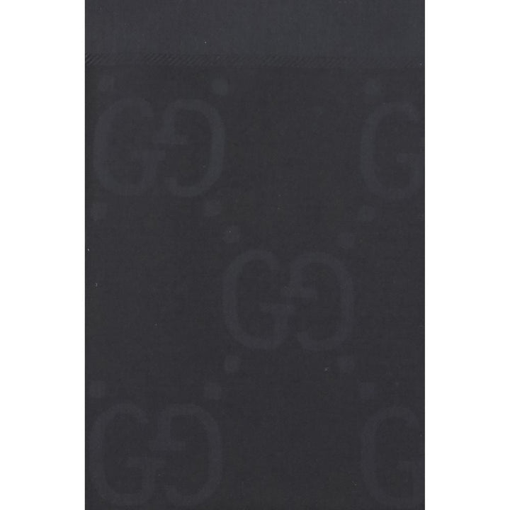 Gucci Black Wool Oves Aries Scarf