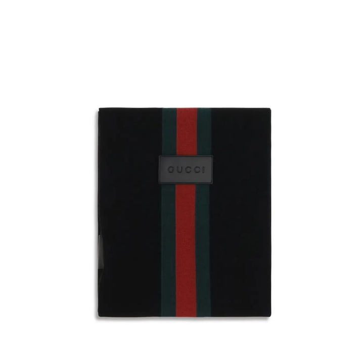Gucci Black Wool Oves Aries Scarf
