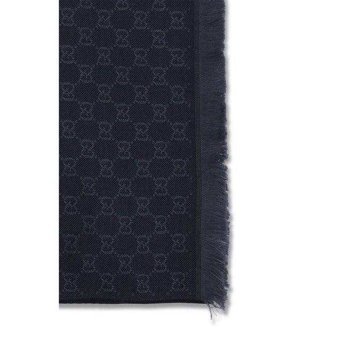 Gucci Black Wool Oves Aries Scarf