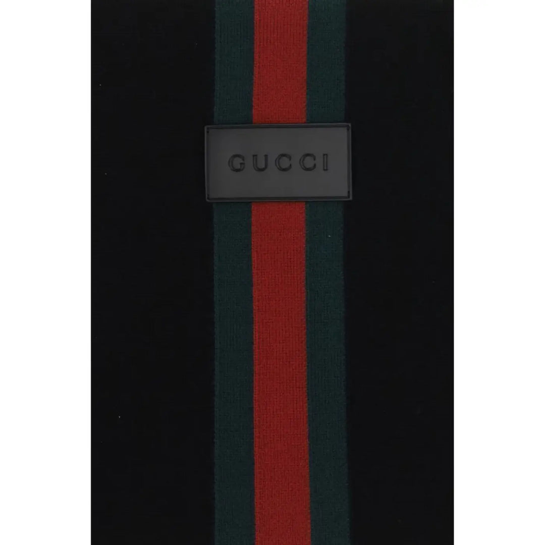 Gucci Black Wool Oves Aries Scarf
